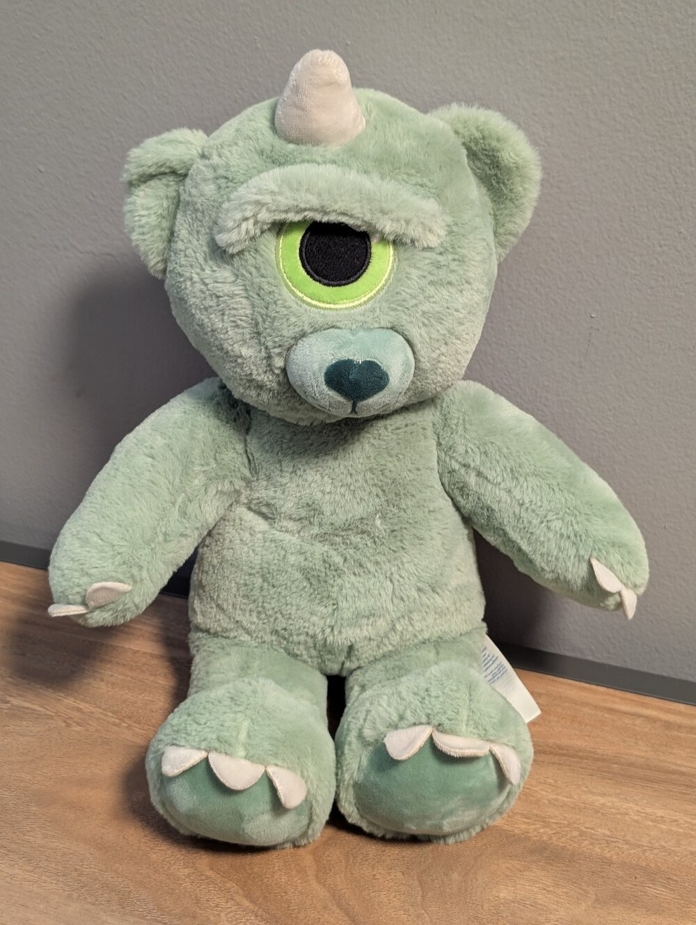 Build A Bear Bearclops Green Cyclops Monster Plush Retired Rare Halloween